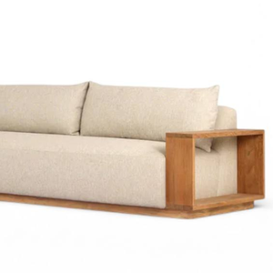 Muebles de Jardín de Diseño Minimalista, Seccionales, de Teca, Impermeables, para Decoración del Hogar y Jardín - Product Image 6