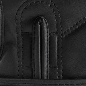 Gants de boxe en cuir personnalisés - Gants d'entraînement professionnels respirants à demi-doigts avec sangle de poignet réglable - Product Image 6