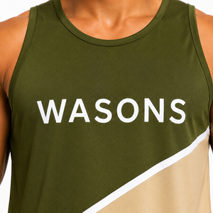 Mens Cotton Tank <b>Tops</b> Custom Plain Sleeveless Casual Summer Shirts Breathable Quick Dry OEM ODM Private Label Wholesale - Product Image 5