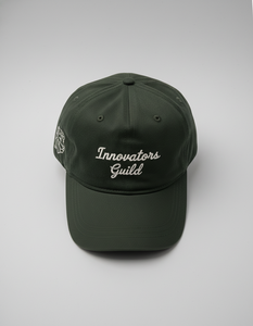 Casquette élégante brodée vert foncé Innovators Guild |   Twill de coton durable |   Ajustement unisexe réglable - Product Image 2