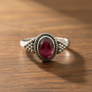 2.8 Grams Fine <b>Garnet</b> <b>Ring</b> - Product Image 3