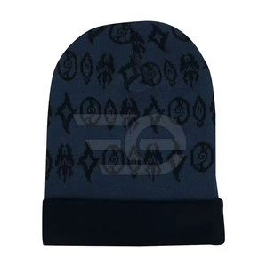 Beanie <b>Hats</b> Soft Winter <b>Hat</b> Knitted <b>Warm</b> Outdoor Casual Stretchy Headwear Trend Streetwear Beanie <b>Hats</b> - Product Image 2