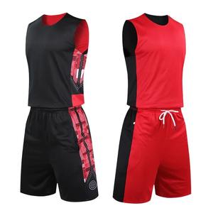Maillots de basket-ball personnalisés pour jeunes et adultes, uniformes de basket-ball réversibles, vêtements de basket-ball respirants double face - Product Image 5