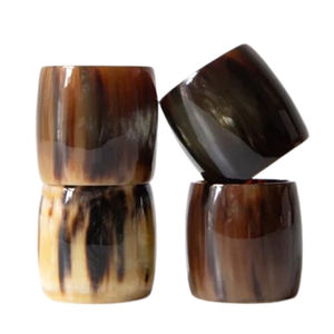 Juego de 4 Anillos para Servilletas con Forma de Cuerno, Redondos, de Alta Calidad, para Decoración de Mesa en Hoteles, Restaurantes, Bodas y Fiestas - Product Image 3