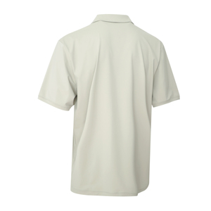 T-shirt de golf OEM uni teint pour homme, personnalisé avec logo, manches courtes, respirant, col en V, tissu jersey décontracté de haute qualité 180g - Product Image 4
