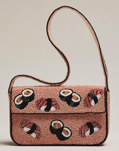 Pochette de soirée de luxe faite à la main avec broderie de perles et design personnalisé pour les fêtes et le Nouvel An - Product Image 3