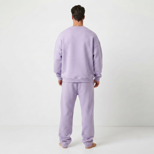 Conjunto Deportivo Personalizado al por Mayor de Alta Calidad, Dos Piezas, Sudadera Holgada con Hombros Caídos y Pantalones Jogger, Felpa de Algodón Grueso - Product Image 2