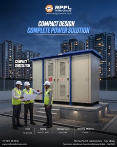 Transformateur de distribution compact refroidi à l'huile triphasé 1250 Kva 33KV en conteneur - Product Image 5