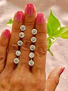 Diamant en vrac de terres rares 1 à 5 carats VS1 taille brillant rond pour la fabrication de bijoux, bague, cadeau de fête - Product Image 3