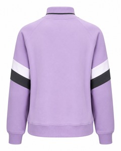 Sudadera Deportiva para Mujer Suzari, Color Morado con Bloques de Color, Cuello Alto, Manga Larga, Tejida, Transpirable, para Otoño - Product Image 4