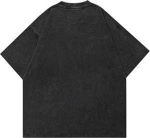 Camisetas de Verano con Bordado Personalizado y Estampado, Lavado Ácido, al por Mayor, con Bajo MOQ, Camisetas Lisas con Efecto Desgastado y Logotipo - Product Image 6