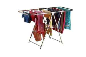 Eagle Butterfly Stainless Steel Two Tier Laundry Dryer Sustainable Metal Clothes Hanger Standing Garment <b>Tower</b> - Product Image 4