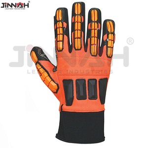 Gants de mécanicien personnalisés, robustes, de sécurité au travail, en cuir synthétique, confortables pour les mains, nouvelle arrivée - Product Image 3
