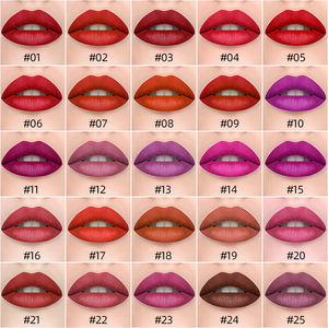 High Pigment Long Lasting Matte Vegan Cruelty Free Velvet <b>Lip</b> Gloss Best Sellers 43 Colors Waterproof Liquid Lipstick - Product Image 4