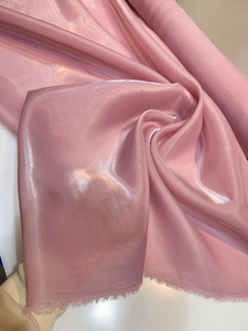 Tissu en Soie Organza Métallisé Doré et Argenté de Luxe, Tissu Métallique Doux pour Robe de Mariée, Kaftan, Abaya, Vêtements de Mode Exclusifs - Product Image 1