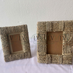 Marcos de fotos vintage de hierba marina tejidos a mano, tamaño personalizado, para exhibir sobre mesa o escritorio, de fábrica en Vietnam. - Product Image 4