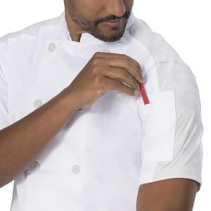 Chaqueta de Uniforme de Hotel Personalizada, Elegante, de Secado Rápido, Transpirable, de Spandex/Poliéster, Unisex, Manga Larga, con Logotipo Personalizado, para Todas las Temporadas, para Restaurante - Product Image 5