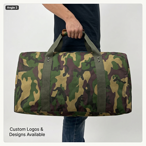 Sac de voyage tactique camouflage imperméable |   Sac de sport et de voyage de grande capacité pour la salle de sport et les activités de plein air |   Logo personnalisé sur coque souple - Product Image 2