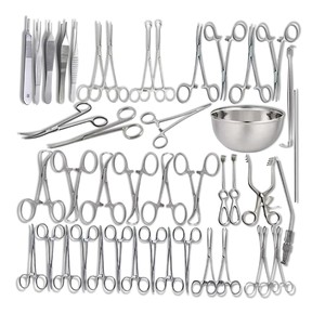 Kit d'instruments chirurgicaux complet, ensemble d'outils médicaux réutilisables TARIQ MFG CO - Product Image 1