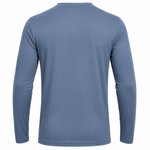Camiseta de Compresión de Manga Larga de Secado Rápido para Hombre, Azul, Poliéster, para Adultos - Product Image 3
