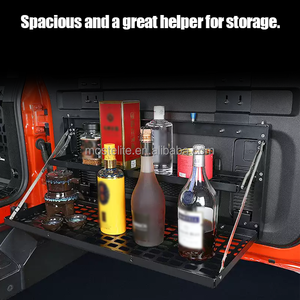 Estante Plegable de Aleación de Aluminio Engrosado para Puerta Trasera de Maletero Mesa de Doble Capa para Portón Trasero Soporte de Almacenamiento para Accesorios de GWM Tank 300 - Product Image 6