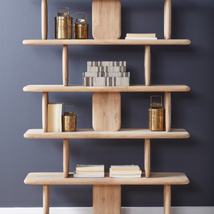 Librería Moderna de Madera Maciza para Muebles de Sala de Estar - Product Image 4