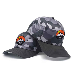 Injae Vina Parche bordado personalizado Logo Camo Sombrero de golf de 6 paneles Perfecto para festivales de senderismo de estilo callejero OEM MOQ bajo disponible - Product Image 2