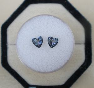 Cuarzo Místico Azul Natural, Corte Corazón, Gema Suelta Facetada, para Joyería, Collar, Colgante, Regalos, Venta al Por Mayor, 100% Hecho a Mano - Product Image 1