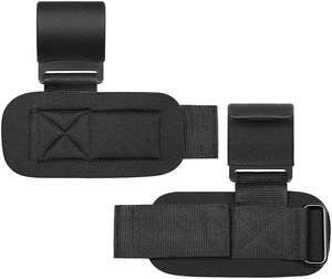 Geo Brother Co - Barra de Levantamiento de Pesas de Acero Metálico Resistente para Gimnasio, con Gancho para Poleas, Correas de Soporte para Muñecas Transpirables - Product Image 5