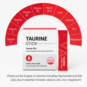 Barra de polvo mineral de vitamina taurina de alta resistencia, paquete de 30 suplementos OEM de nutrición diaria - Product Image 3