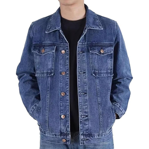 OEM Custom Latest Style New Trendy Premium Product High Quality Cotton In Black Color Casual Denim Winter <b>Jackets</b> For <b>Men</b> - Product Image 1