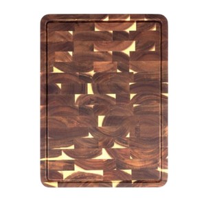 Planche à découper en bois de qualité export, design élégant, planche à découper ronde en bois, bloc de découpe en bois, prix d'usine - Product Image 4