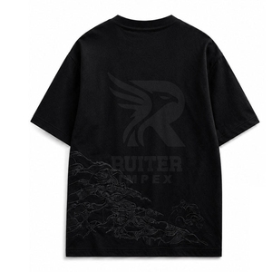 T-shirt de sport pour homme à séchage rapide, coupe ample, manches courtes, col rond - Product Image 3