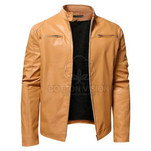 Nouvelle arrivée, veste en cuir de haute qualité pour homme, design tendance, veste en cuir personnalisée pour homme, hiver - Product Image 1