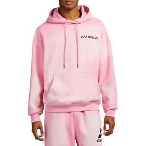 Avirex Men's <b>Pink</b> Tie-Dye Hooded Sweatshirt Oversized Casual French Terry Pullover ODM <b>Hoodie</b> Manufacturer Custom Apparel - Product Image 1
