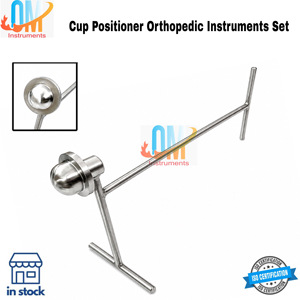 Posicionadores de Copas, Instrumentos Ortopédicos de 32 cm, Acero Inoxidable Alemán de Alta Calidad, Certificación CE/ISO, Reutilizables en Autoclave |   OLDMED - Product Image 1