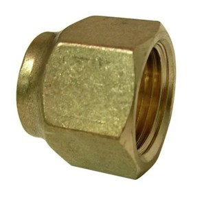 Écrou de compression hexagonal en laiton basse pression, en pouces, OEM ODM AOL-103 SAE # 060110 Ambark Overseas Limited NPT/BSPT - Product Image 1