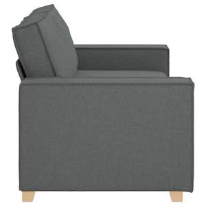 Canapé 2 places gris foncé 70,9"x30,7"x33,1" en tissu pour salon - Product Image 5
