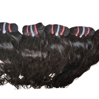 Extensions de cheveux humains vierges indiens Remy, ondulés, non traités, en lots de tissage de temple de Chennai, vente en gros, fournisseur en vrac