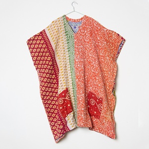 High Quality Women's 100% Cotton Kantha Vintage Quilted <b>kaftan</b> Casual Dress Breathable <b>Kaftan</b> - Product Image 1