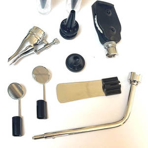 ชุดเครื่องมือวินิจฉัยทางหู คอ จมูก แบบพกพาขนาดเล็ก ใช้ไฟเบอร์ออปติก  ทำจากเหล็กกล้าไร้สนิมคุณภาพสูง ยี่ห้อ MEDZORA SURGICAL  ใช้งานด้วยมือ - Product Image 4