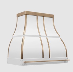 Campana extractora de cobre con diseño de campana, superventas, montada en la pared, para cocina, decorativa, tipo chimenea, ventilada - Product Image 3