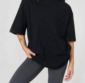 Camisetas Casuales de Mujer, Diseño Moderno, Corte Ajustado, Alta Calidad, 100% Algodón, Estilo Tejido, Diseño Sencillo, Color Liso, Antiarrugas, Secado Rápido - Product Image 5