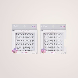 extention Ollio Olrio No-Glue <b>Individual</b> <b>Eyelashes</b> Single Pack PLUS Clear Short 2 Types Choose 1 Made in Korea - Product Image 5