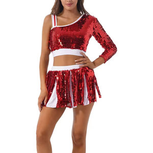Uniformes de cheerleading sur mesure, vêtements d'entraînement, uniformes de cheerleading à manches courtes, uniformes de cheerleading pour jeunes - Product Image 1