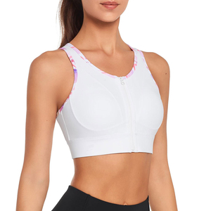 Sports <b>Bra</b> Women Fitness Front Adjustable Straps Yoga Wear Breathable Wireless High <b>Stretch</b> Support Activewear Top - Product Image 6