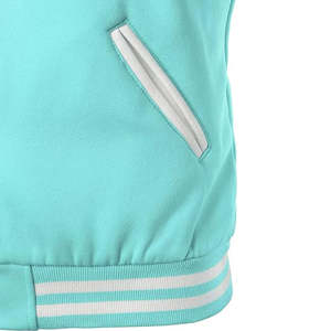 Veste de créateur en gros pour hommes grandes tailles, décontractée, imperméable, légère, coupe-vent, style universitaire avec broderie - Product Image 5