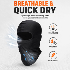 Balaclava d'été sous-casque pour moto, respirant, fin, masque intégral, anti-humidité, rafraîchissant, pour le sport - Product Image 3