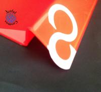 Support d'angle moderne et écologique pour ordinateur portable, couleur personnalisable, montage facile, construction en acrylique