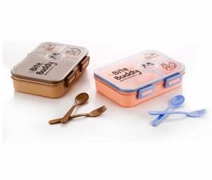 Lightweight T Multi <b>Compartment</b> Tokyo Bento <b>Box</b> Separate Food Items For <b>Lunch</b> snacks And fruits At Bulk Price - Product Image 1
